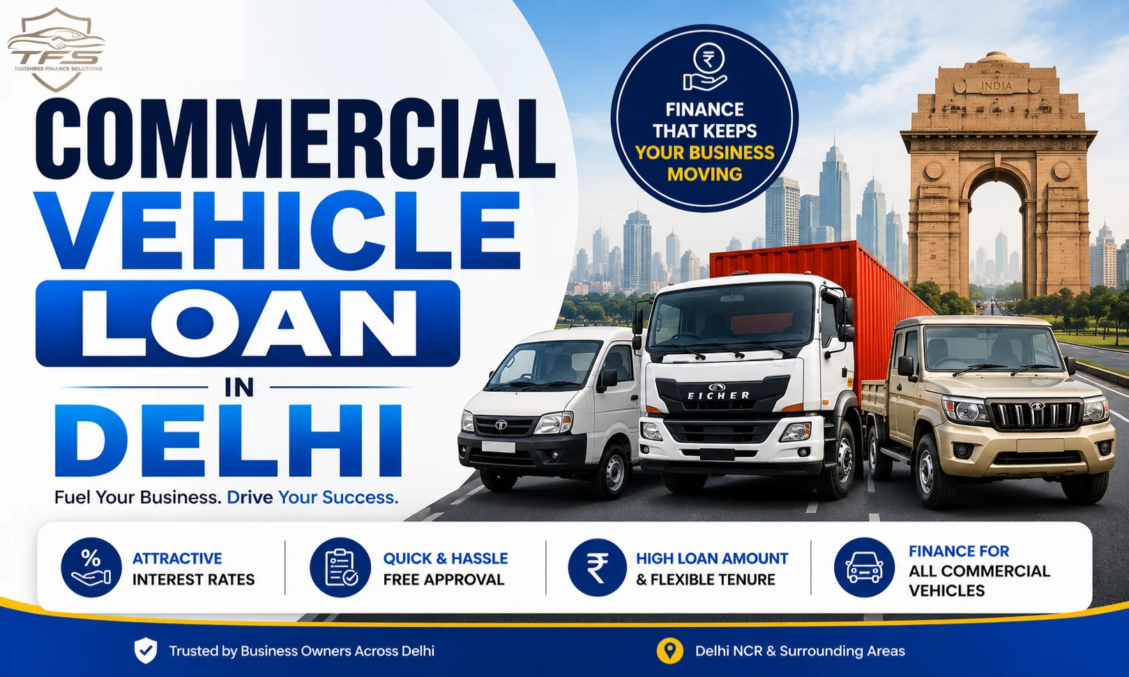 Commercial Vehicle Loan in Delhi