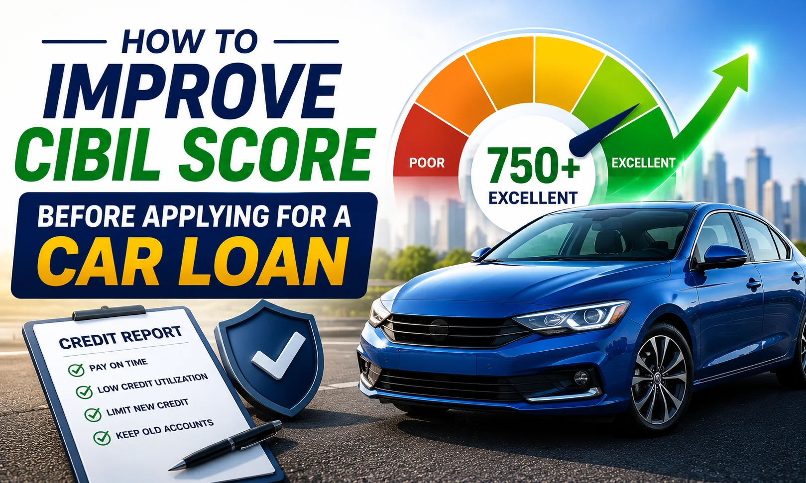 How to Improve CIBIL Score Before a Car Loan