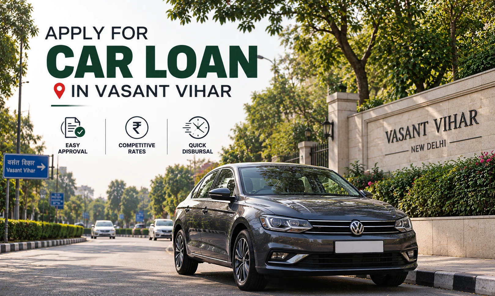 Apply For Car Loan in Vasant Vihar